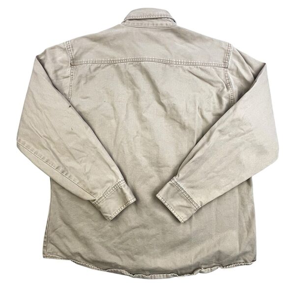 Vintage TreBark Hunting Shirt 2XL Tan Camo Long Sleeve Button Down Lynch Outdoor - Picture 7 of 11